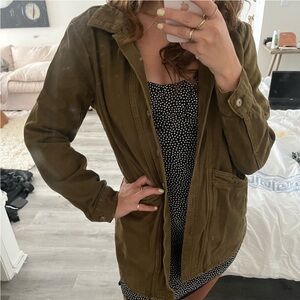 Sezane Will Jacket Olive green